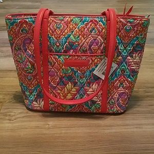 paisley in paradise vera Bradley pink tote
